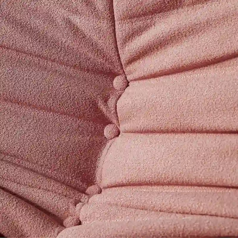 Fireside-Sessel, einzelner Sofasessel aus Teddy-Stoff, Sitzsack