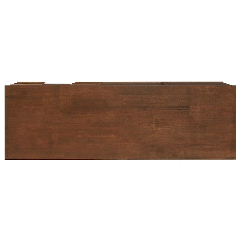 Kieran moderne serverkast van hout in mid-century-stijl met 2 deuren en 3 laden, van iNSPIRE Q Modern