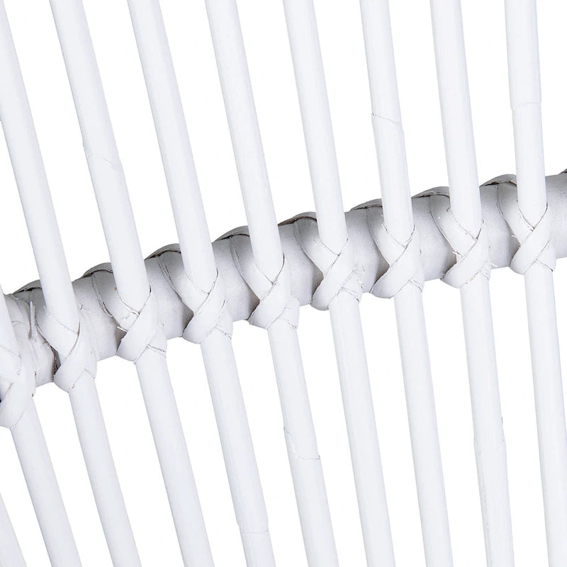 Natürlicher handgewebter Papasan-Sessel aus Rattan von East at Main