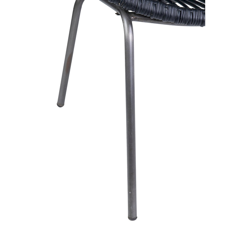 Natürlicher handgewebter Papasan-Sessel aus Rattan von East at Main