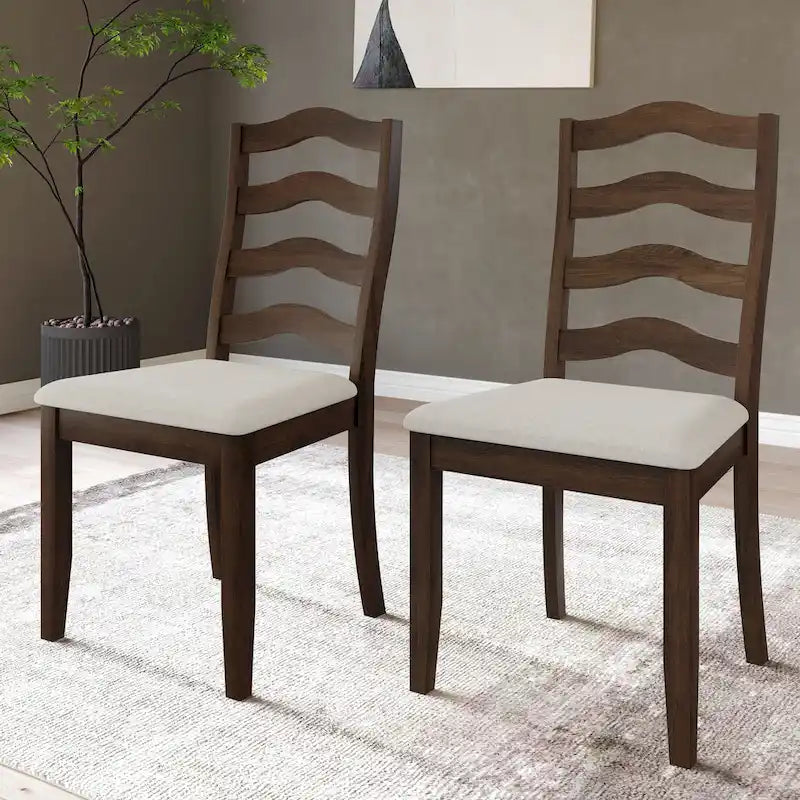 CraftPorch Sophistique Wooden Dining Chairs (Set of 2) - N/A