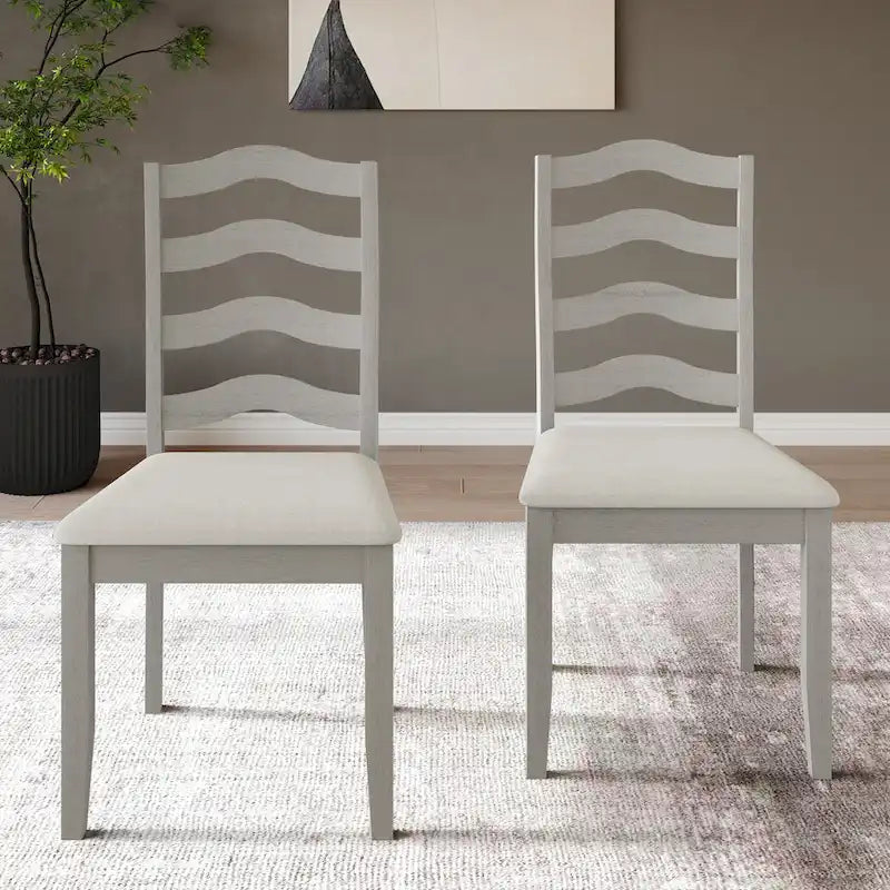 CraftPorch Sophistique Wooden Dining Chairs (Set of 2) - N/A