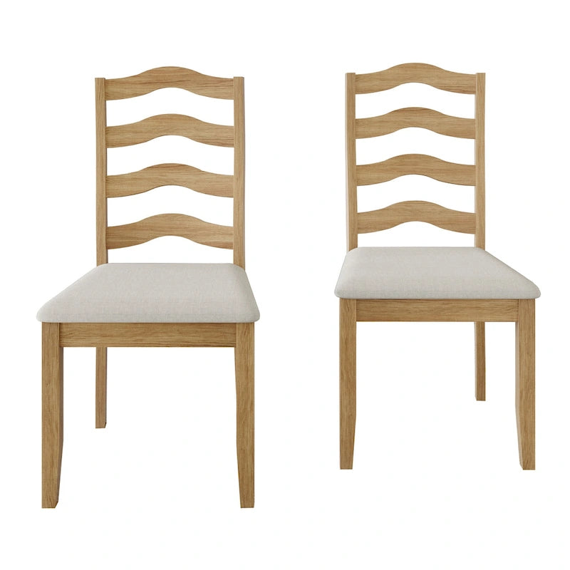 CraftPorch Sophistique Wooden Dining Chairs (Set of 2) - N/A