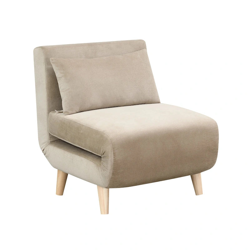 Convertible Upholstered Sofa Bed Sleeper Chair