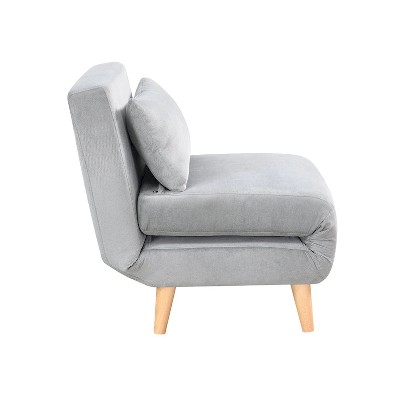 Convertible Upholstered Sofa Bed Sleeper Chair