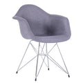 Sillones de comedor tapizados Porthos Home con patas de metal (juego de 2) - N/A