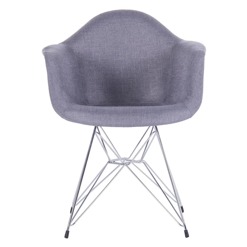 Sillones de comedor tapizados Porthos Home con patas de metal (juego de 2) - N/A