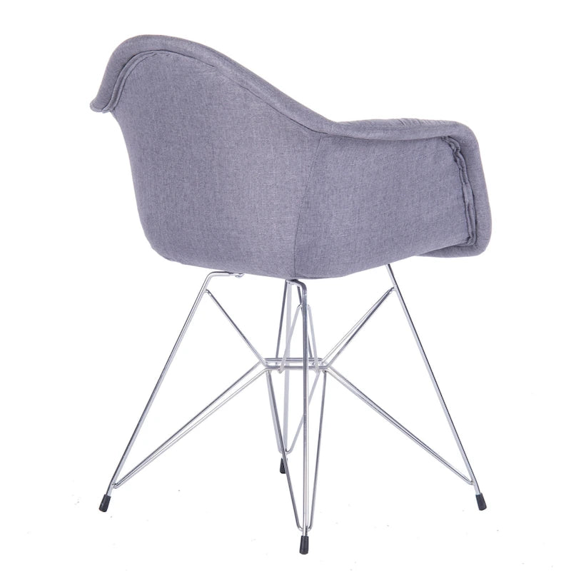 Sillones de comedor tapizados Porthos Home con patas de metal (juego de 2) - N/A