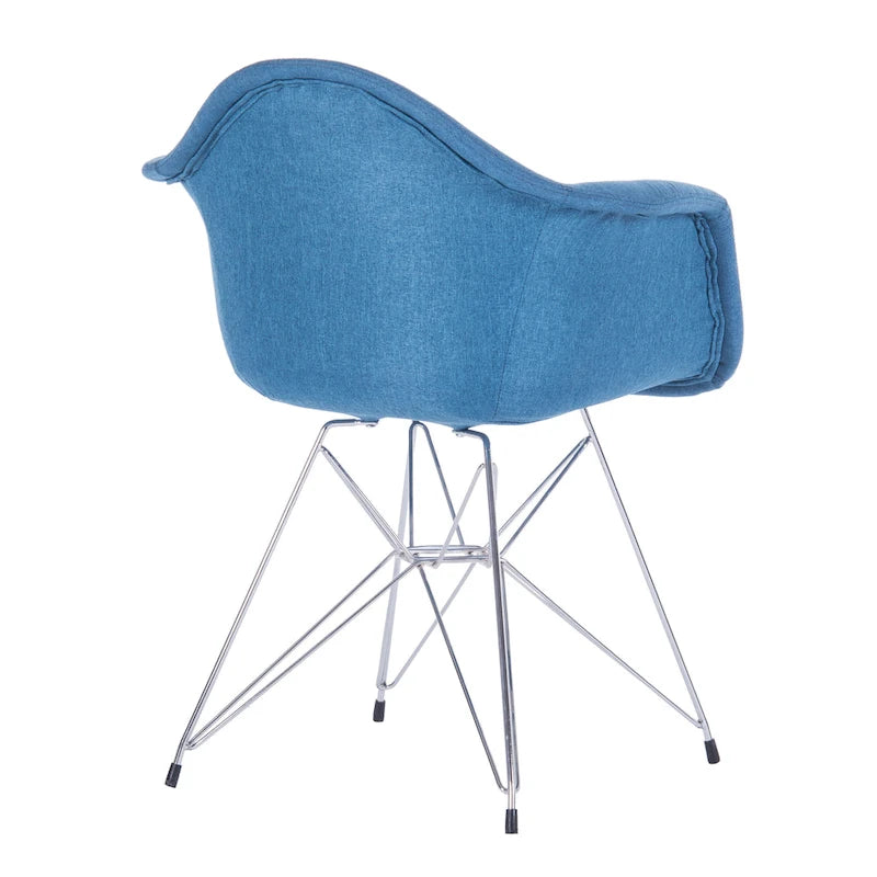 Sillones de comedor tapizados Porthos Home con patas de metal (juego de 2) - N/A