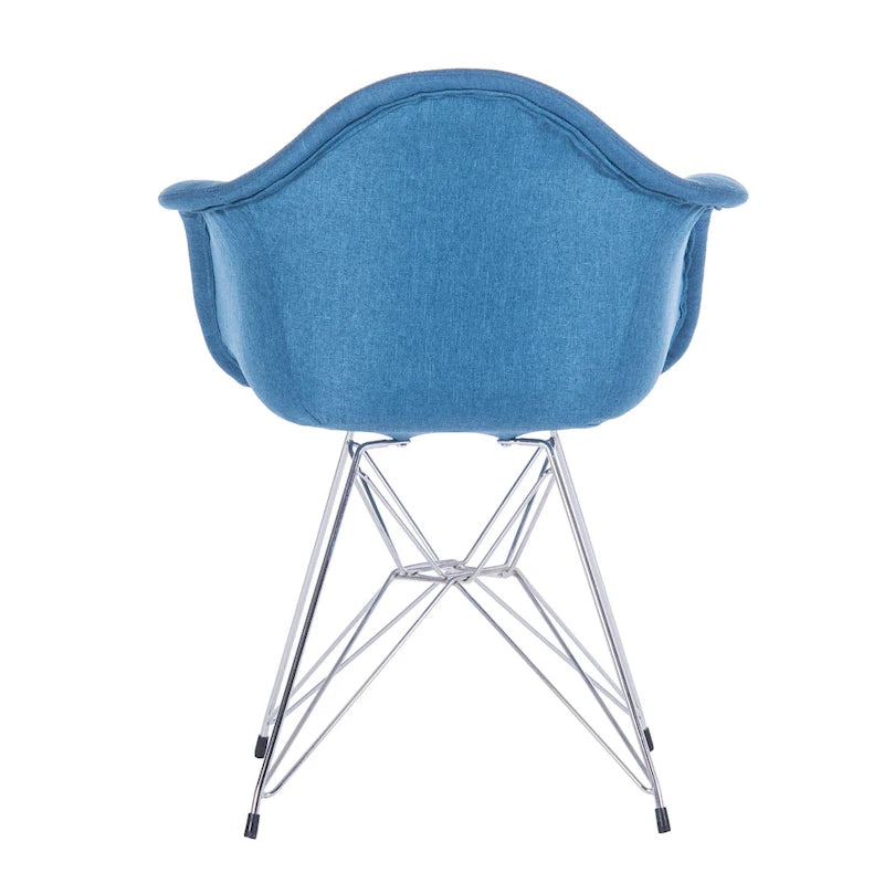 Sillones de comedor tapizados Porthos Home con patas de metal (juego de 2) - N/A
