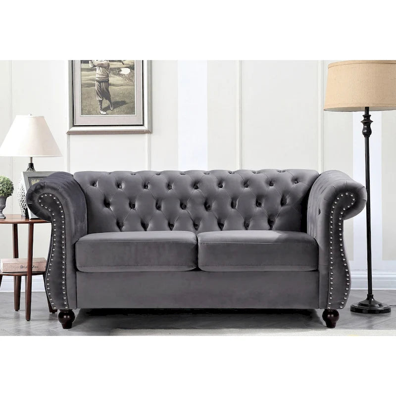 Canapé 2 places Chesterfield Antoinette