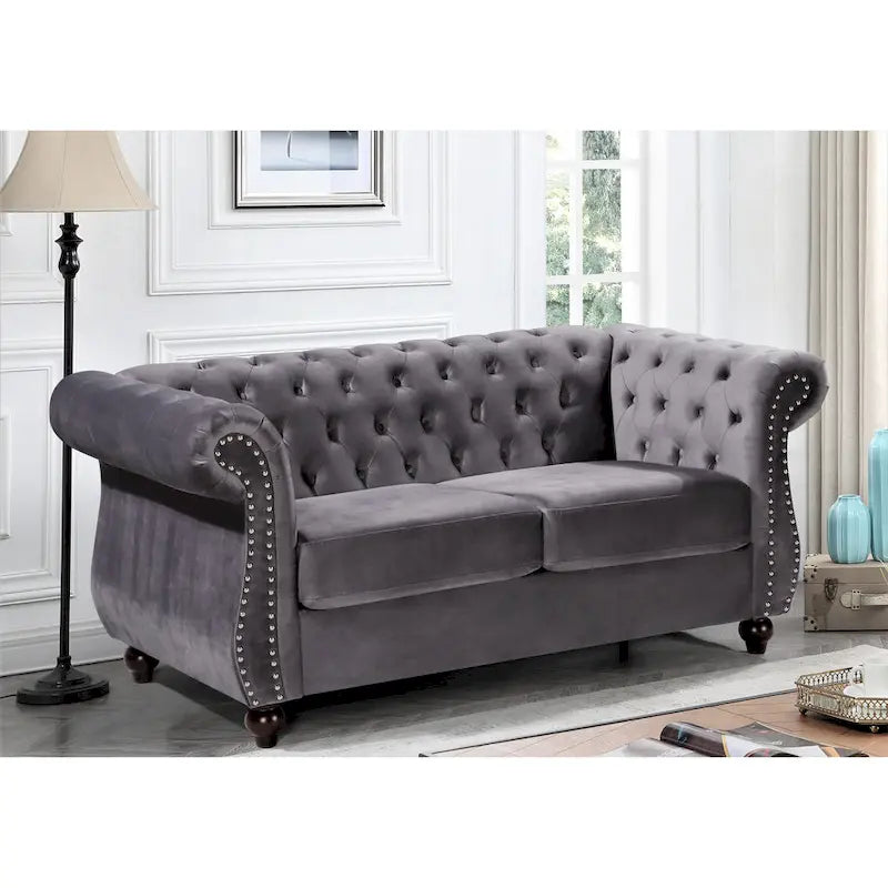 Canapé 2 places Chesterfield Antoinette
