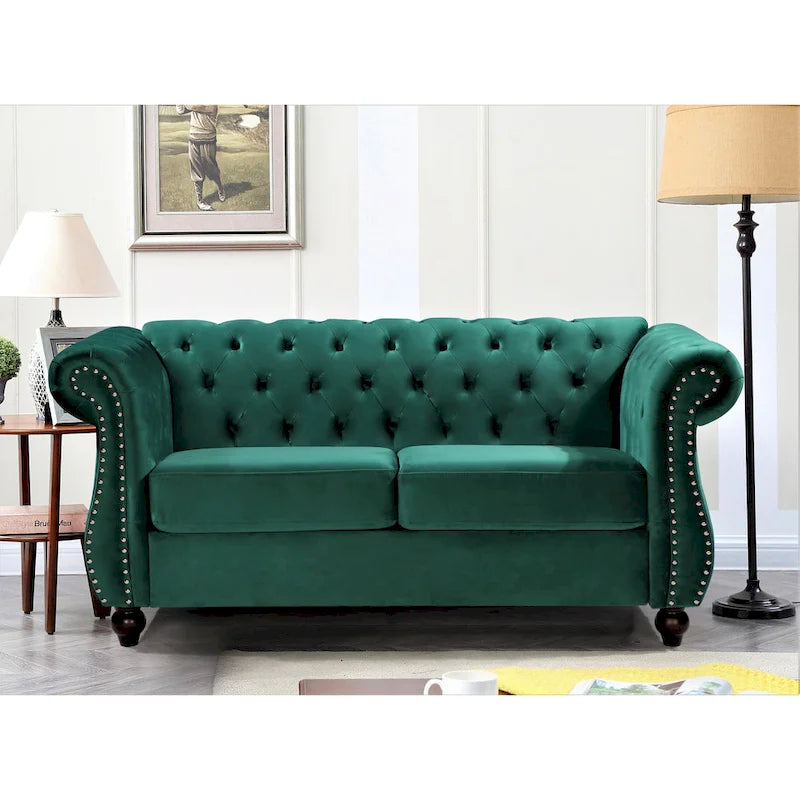 Canapé 2 places Chesterfield Antoinette