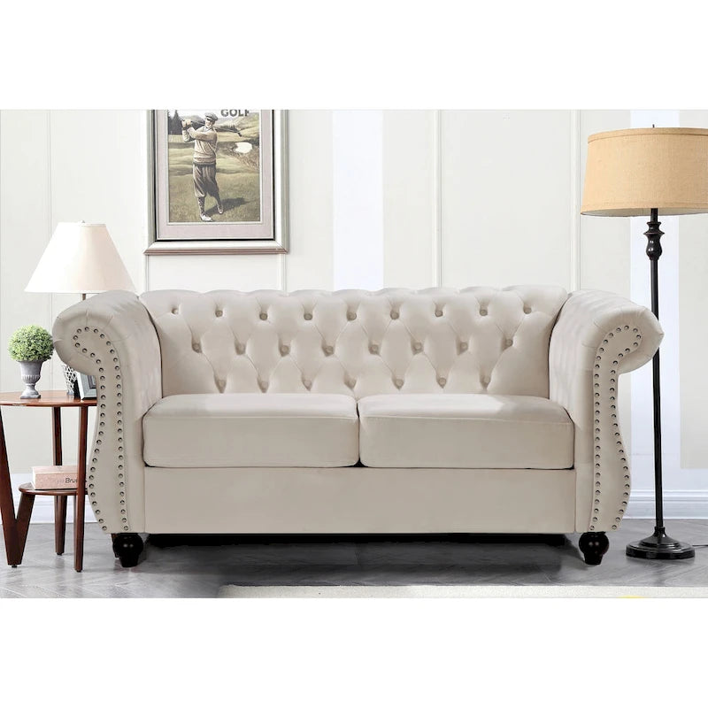 Canapé 2 places Chesterfield Antoinette