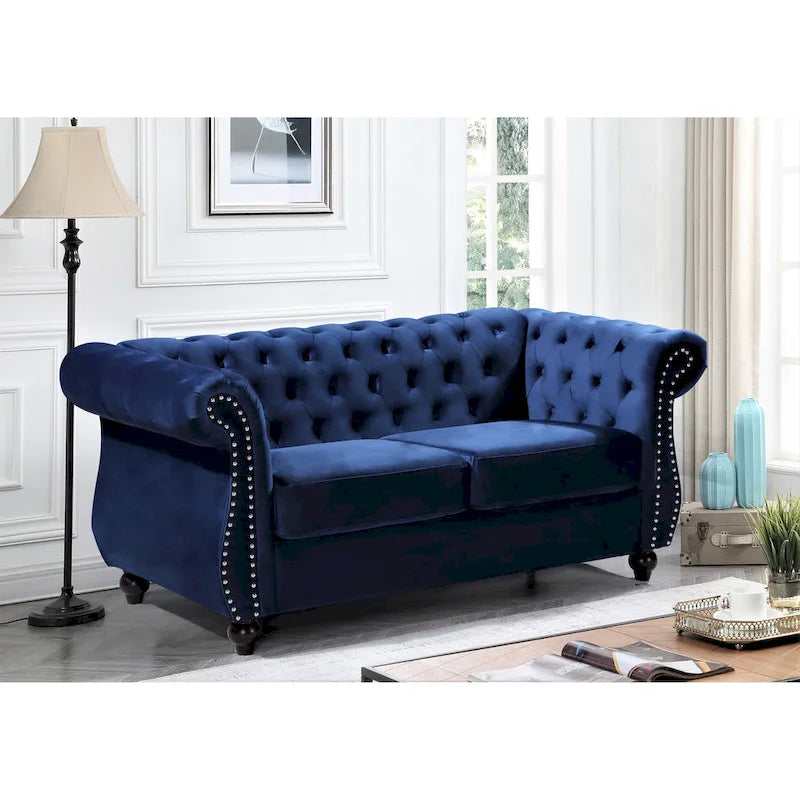 Canapé 2 places Chesterfield Antoinette