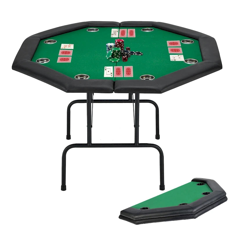 Mesa de póquer para juegos de casino de ocio para 8 jugadores AVAWING