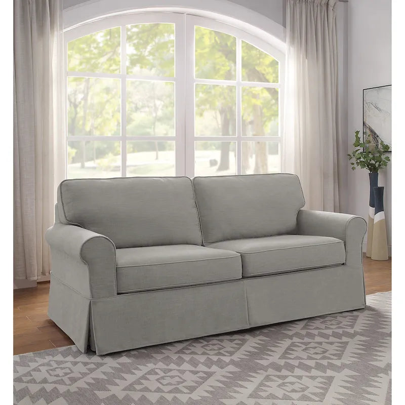 Zweisitzer-Sofa „Zuni“ im Mid-Century-Stil mit abnehmbarem Bezug von Porch & Den