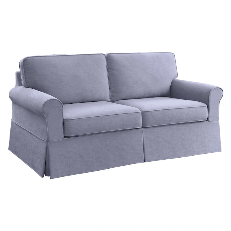 Zweisitzer-Sofa „Zuni“ im Mid-Century-Stil mit abnehmbarem Bezug von Porch & Den