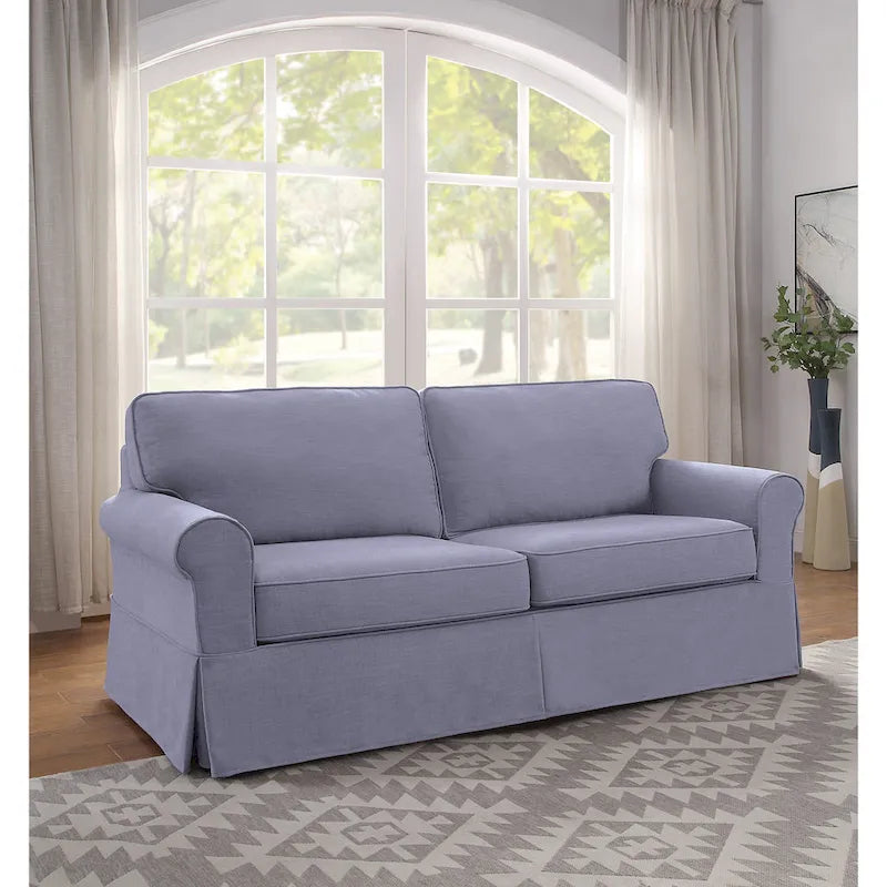 Zweisitzer-Sofa „Zuni“ im Mid-Century-Stil mit abnehmbarem Bezug von Porch & Den