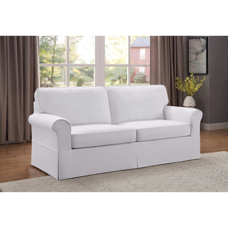 Zweisitzer-Sofa „Zuni“ im Mid-Century-Stil mit abnehmbarem Bezug von Porch & Den