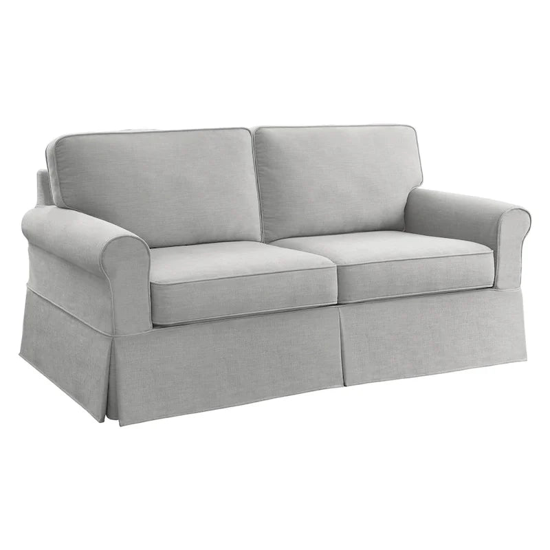 Zweisitzer-Sofa „Zuni“ im Mid-Century-Stil mit abnehmbarem Bezug von Porch & Den