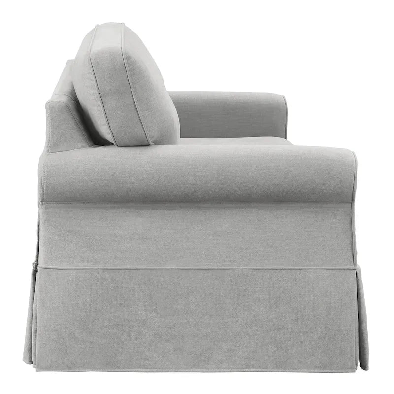 Zweisitzer-Sofa „Zuni“ im Mid-Century-Stil mit abnehmbarem Bezug von Porch & Den