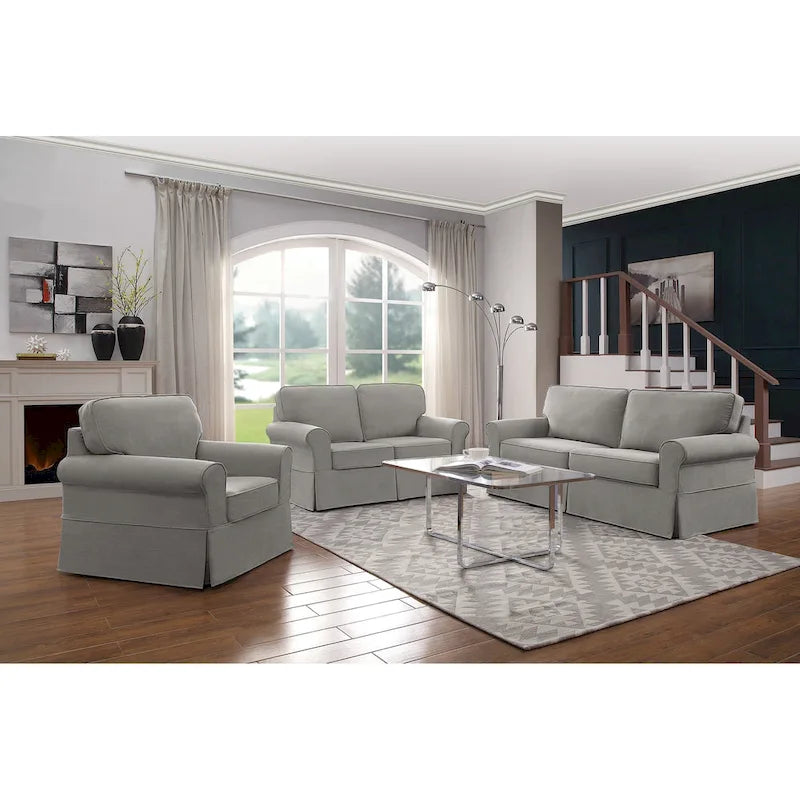 Zweisitzer-Sofa „Zuni“ im Mid-Century-Stil mit abnehmbarem Bezug von Porch & Den