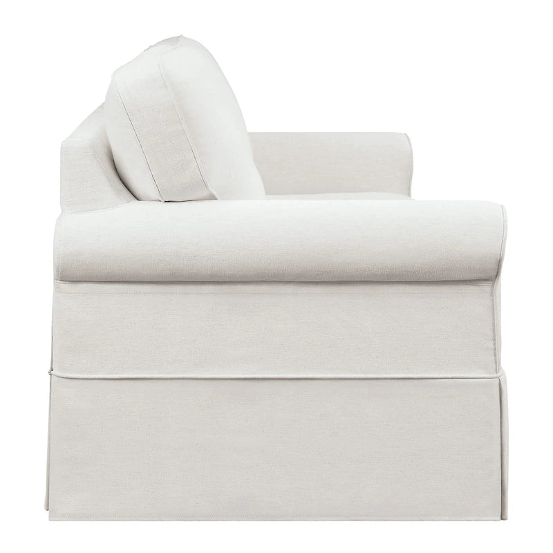 Zweisitzer-Sofa „Zuni“ im Mid-Century-Stil mit abnehmbarem Bezug von Porch & Den