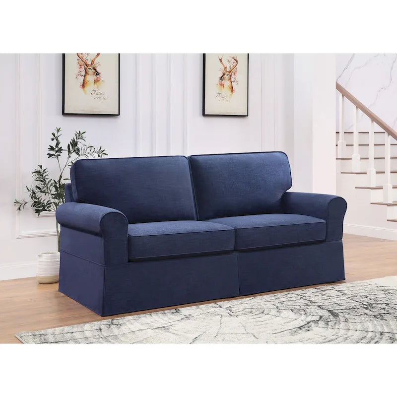 Zweisitzer-Sofa „Zuni“ im Mid-Century-Stil mit abnehmbarem Bezug von Porch & Den