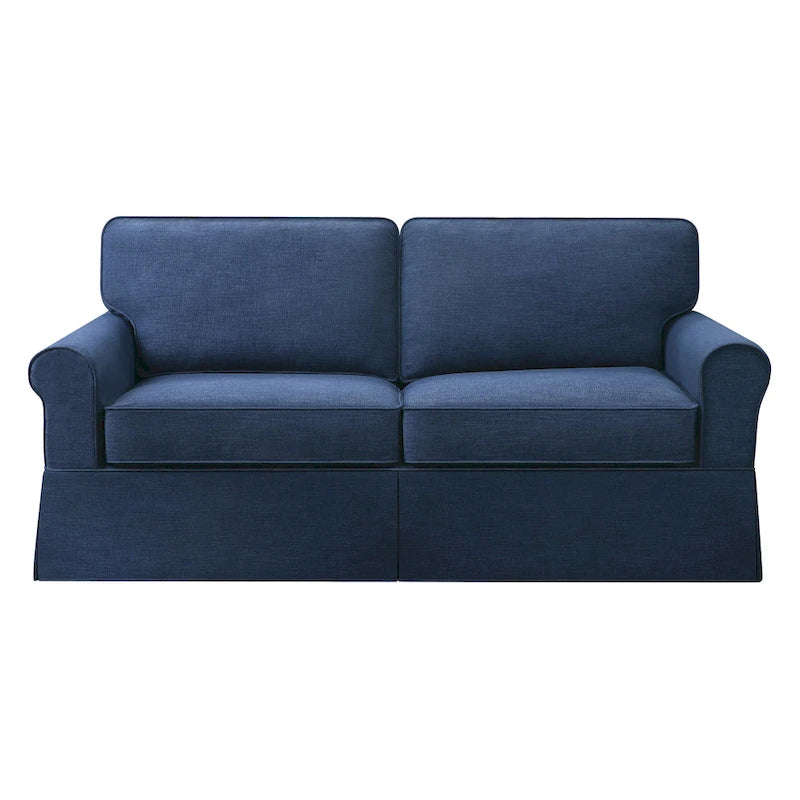 Zweisitzer-Sofa „Zuni“ im Mid-Century-Stil mit abnehmbarem Bezug von Porch & Den