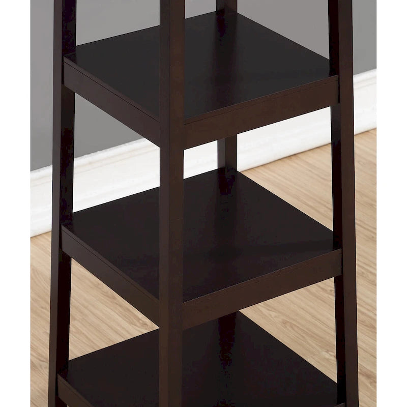 Appendiabiti da terra con ripiano contenitore a 3 livelli Vassen di Roundhill Furniture