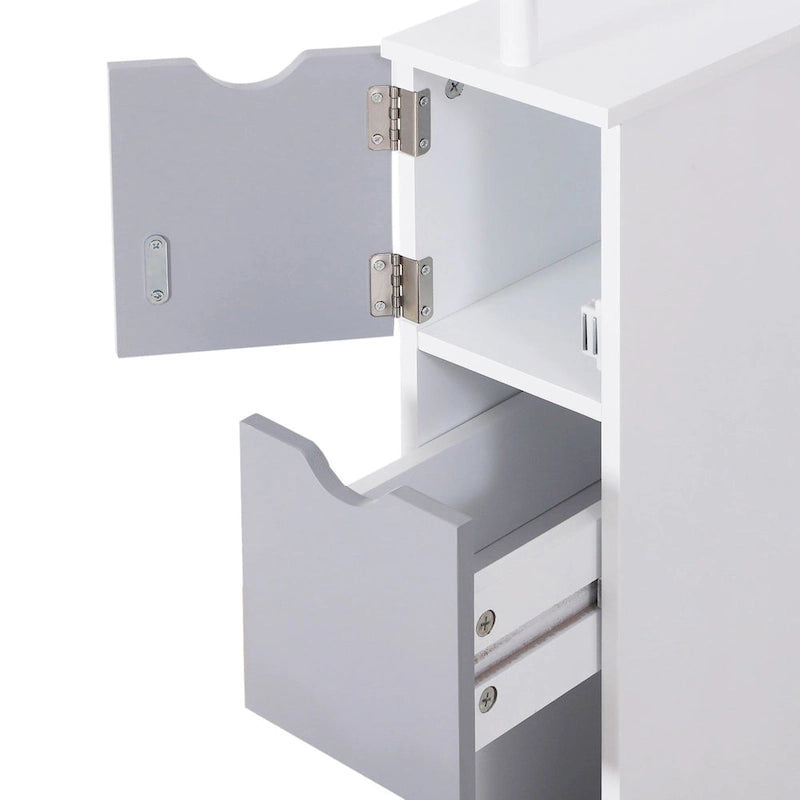 Meuble colonne de rangement pour salle de bains - 6 W x 13 D x 55.25 H