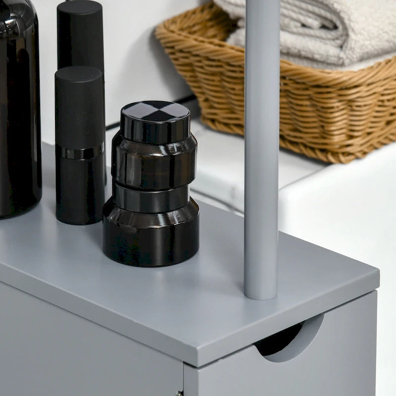 Meuble colonne de rangement pour salle de bains - 6 W x 13 D x 55.25 H