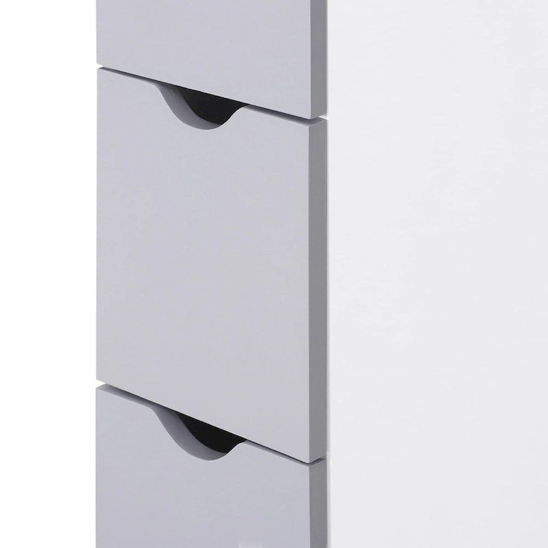 Meuble colonne de rangement pour salle de bains - 6 W x 13 D x 55.25 H