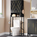 Moasis 67 hohes Toilettenregal zur Aufbewahrung über der Toilette mit Metallbasis