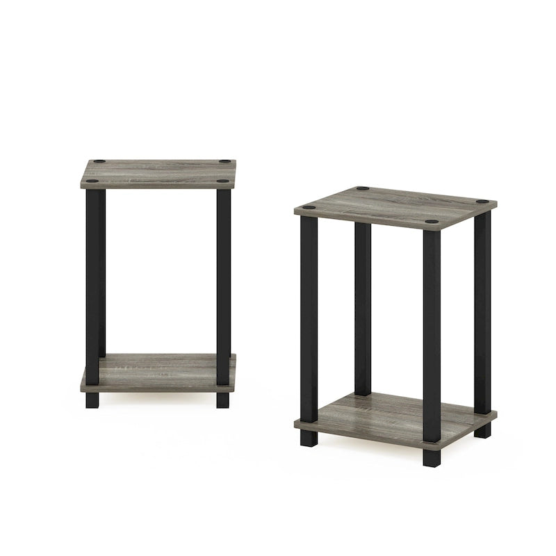 Furinno Simplistic Beistelltisch, klein, 2er-Set