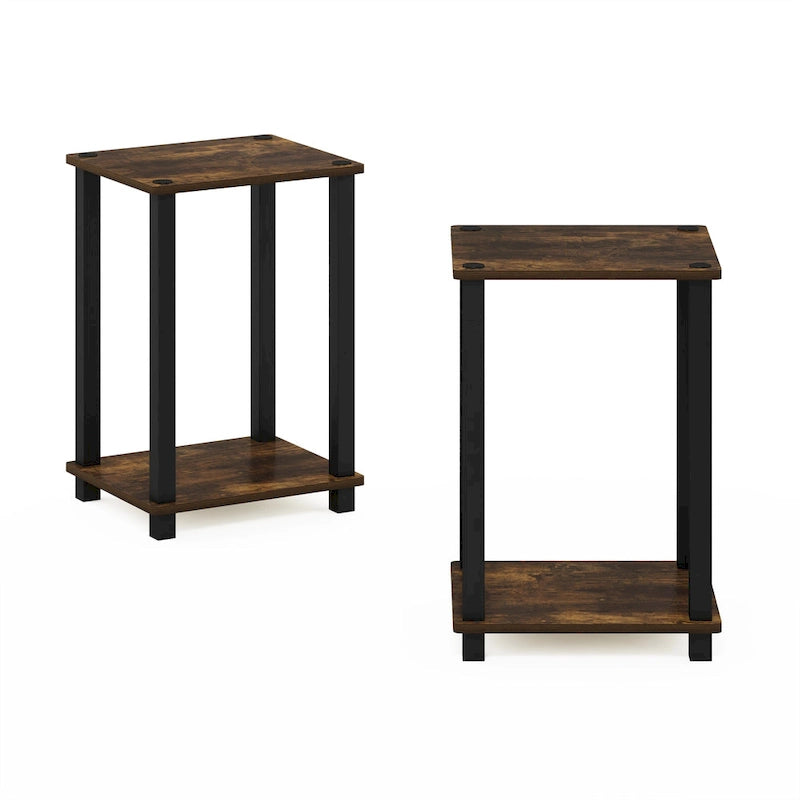 Furinno Simplistic Beistelltisch, klein, 2er-Set