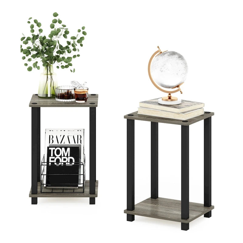 Furinno Simplistic Beistelltisch, klein, 2er-Set