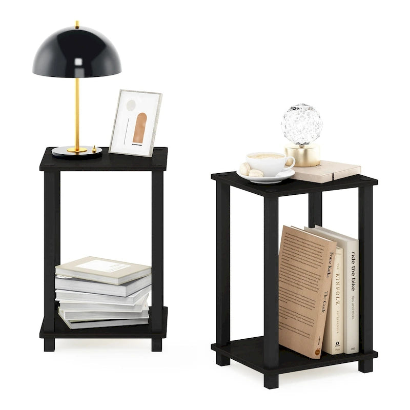 Furinno Simplistic Beistelltisch, klein, 2er-Set