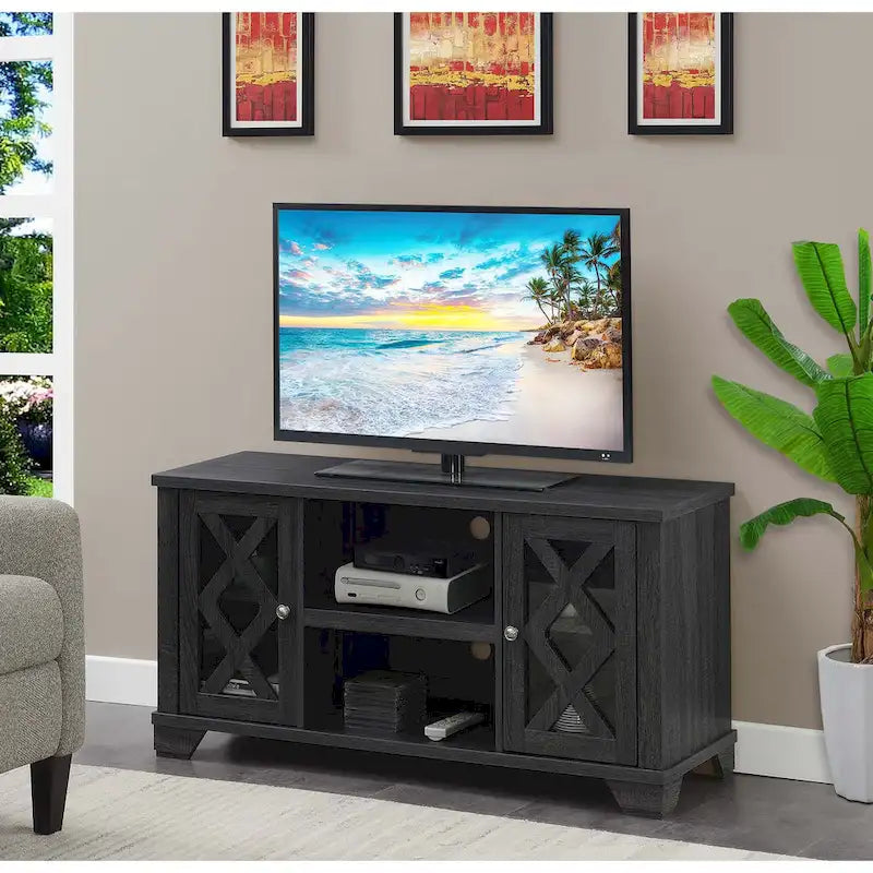 Convenience Concepts Gateway Fernsehschrank mit Stauraumschränken und Regalen für Fernseher bis 55 Zoll