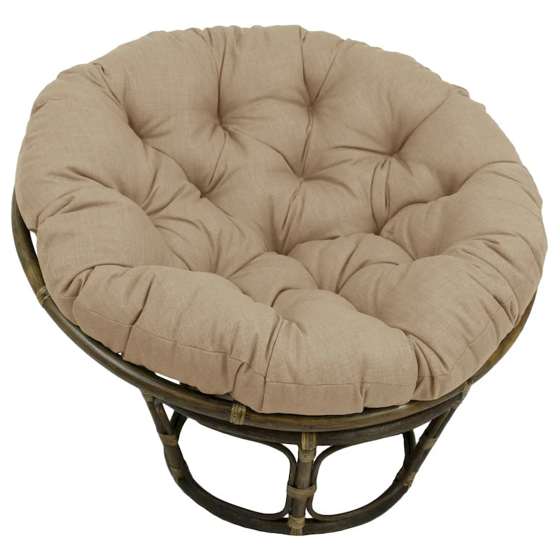 48-Zoll-Papasan-Kissen für den Innen- und Außenbereich (nur Kissen)