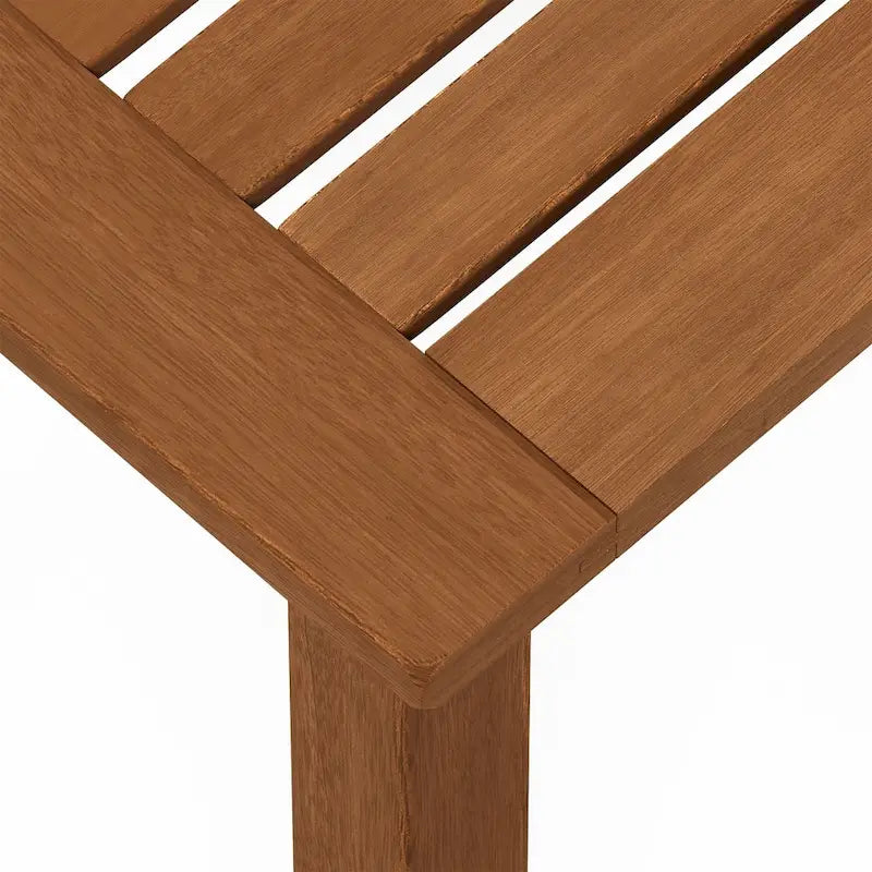 Table d’appoint Ormond en bois dur avec finition à l’huile de teck, par Havenside Home