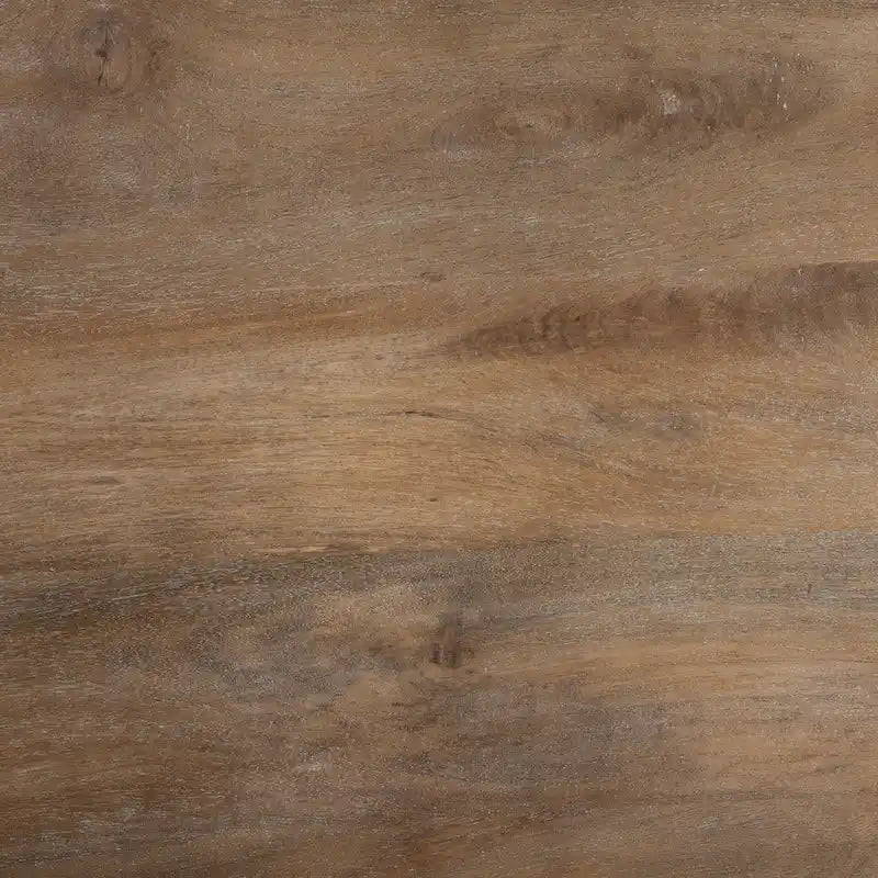 Îlot de cuisine roulant Stuart I Brown avec plateau en bois massif à deux niveaux et structure en métal noir - 28.0L x 60.0W x 34.0H