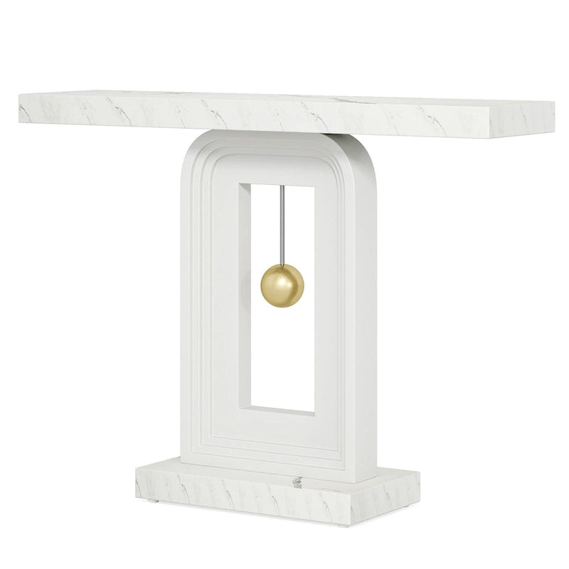 39.5 Inche Narrow Console Sofa Hallway Accent Table for Entryway