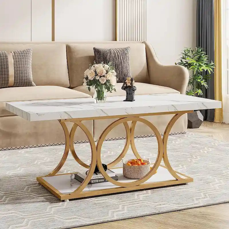 Rechteckiger Couchtisch, moderne Couchtische fürs Wohnzimmer