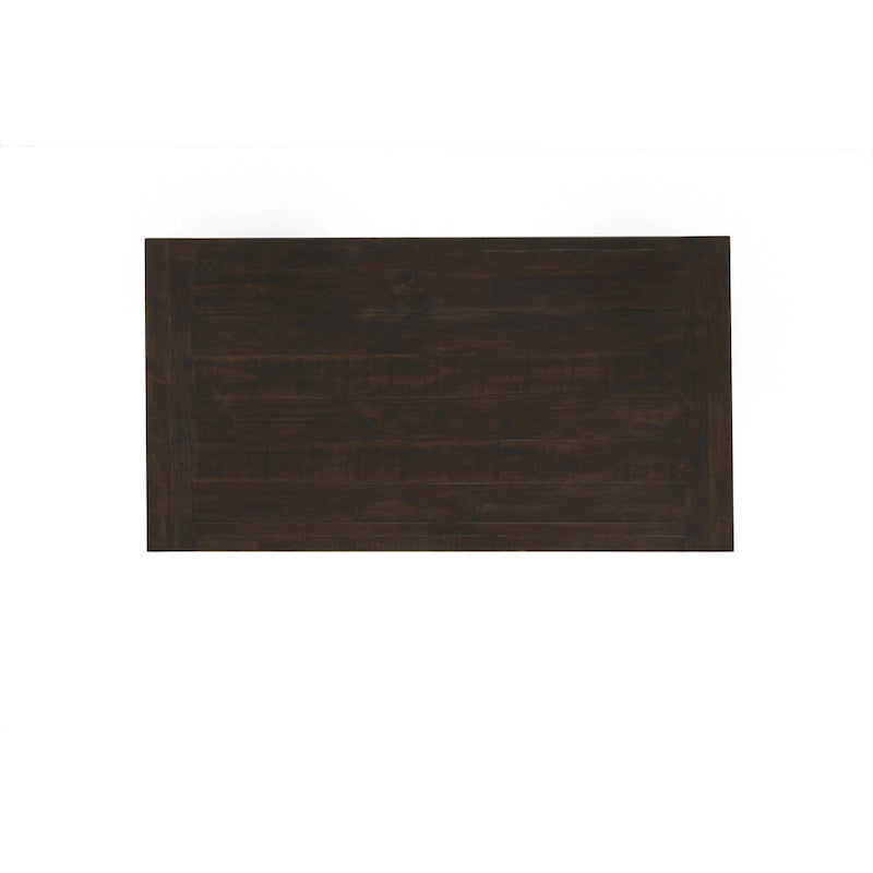 Jasper-salontafel van massief hout met opklapbaar blad en 2 laden