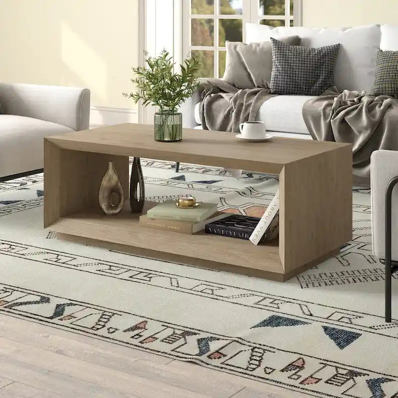 Rechteckiger Couchtisch Tannen, 48 Zoll breit – 47,5 Zoll breit