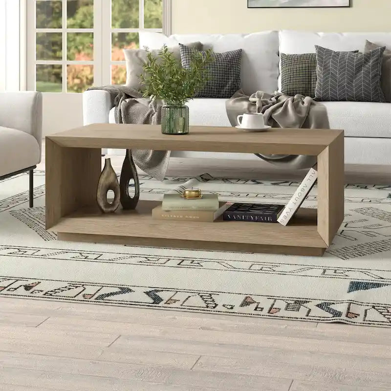 Rechteckiger Couchtisch Tannen, 48 Zoll breit – 47,5 Zoll breit