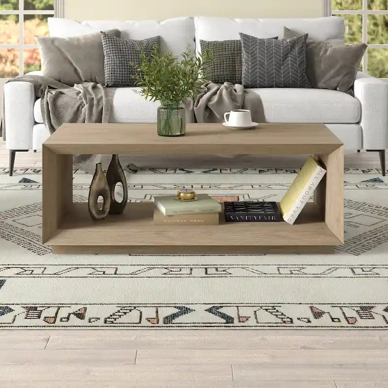 Rechteckiger Couchtisch Tannen, 48 Zoll breit – 47,5 Zoll breit