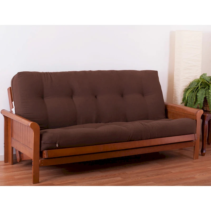 Futonmatras van 7 inch dik keperweefsel (eenpersoons-, tweepersoons- of queensize)